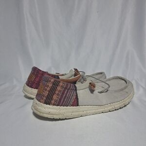 Hey Dude Wally Funk Baja Cream Mens 11 Slip On‎